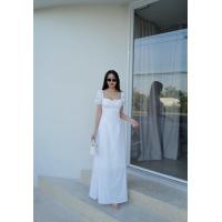 ราคา Girlsboudoir เดรสยาวสีขาว แขนตุ๊กตาแขนสั้น (21286602356)
