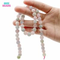 ราคา หินแบริล หินแท้ สีธรรมชาติ ขนาด 8 มิล เส้นยาว แถมฟรี ลวดตัวนำ ไหมร้อยหิน หินแห่งปัญญา หินสีฟ้า หินสีชมพู Beryl (12824233904)