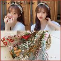 ราคา สินค้าดีที่สุด บ้านสาวน่ารัก ที่คาดผมผ้าลูกไม้ลายดอกไม้สไตล์วินเทจสำหรับเด็กผู้หญิงเครื่องประดับผมที่คาดผมยางยืดรัดผม1ชิ้น (3824628602)