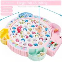 ราคา ชุดรอกตกปลาแบบหมุนได้ของเล่นตกปลา HYG 15 24 45ชิ้นเครื่องเรื่องราวของเด็กพร้อมดนตรีของเล่นเพื่อการศึกษาไฟฟ้าสำหรับเด็ก2 3 6ปีบ่อตกปลา (17995809517)