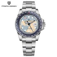 ราคา Pagani Design ต้นฉบับ 40MM GMT นาฬิกาผู้ชาย นาฬิกาออโตเมติก ญี่ปุ่น seiko NH34นาฬิกาวินเทจ 100M นาฬิกากันน้ำ นาฬิกาผู้ชาย automatic PD 1758 (18708659982)