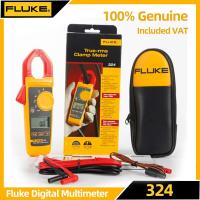ราคา ขั้วต่อ TES Meter เครื่องมือเชื่อมแบบ RMS ที่แท้จริง30มม 40A ไฟฟ้ากระแสตรงแบบ Fluke 324 F324 600V AC DC และชุดที่เก็บของอ่อน (20534257393)