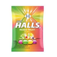 ราคา ฮอลล์ ลูกอม มิกซ์ฟรุต 100 เม็ด รหัส 912299 (20061151749)