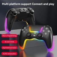 ราคา เกมแพดไร้สายจอยสติ๊กสำหรับ PS4สวิตช์ IOS Android PC MFI เกม RGB จอยเกมจอยคอนโทรลเลอร์บลูทูธคอนโซลอุปกรณ์เสริม (20571220430)