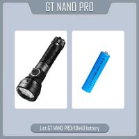 ราคา Lihuabo11 EDC ไฟฉาย LED ระบบแสงสว่างกำลังสูงกลางแจ้งป้องกันตนเองที่มีประสิทธิภาพไฟฉาย165เมตร10440แบตเตอรี่ AAA 1620 Lumens GT NANO PRO (20667055613)