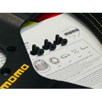 ราคา น็อต พวงมาลัย แท้ momo Italy สีดำ หัวเรียบ แข็งแรง เนื้อเนียนสีสวย ชุด 6 ตัว ใช้ได้กับพวงมาลัย ทุกรุ่น ที่เป็นรูเทเปอร์ (19822163352)