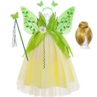 ราคา สาวดิสนีย์ทิงเกอร์เบลล์ชุดฮาโลวีนเครื่องแต่งกายเด็กสีเขียวTinkerbellแฟนซีนางฟ้าเจ้าหญิงคอสเพลย์พรรคเทศกาลชุด (20533395772)