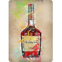 ราคา Ristata Hennessy ป้ายดีบุกโลหะ Xinch สำหรับใช้ในบ้านบาร์เครื่องดื่มแอลกอฮอล์ (19913836958)
