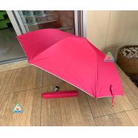 ราคา ร่มพับ 2 ตอน เกรดพรีเมี่ยม สีพื้น งานสั่งทำที่ไทย ผ้าหนา190เส้น (18971567690)