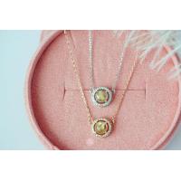 ราคา Rosenmarry สร้อยคอพลอยไหมทองแท้ ตัวเรือนเงินแท้ จัดส่งฟรี RN066 พลอยแท้เสริมดวง ของขวัญ (18496408409)