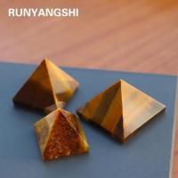 ราคา 1Pc คริสตัลธรรมชาติ Original Yellow Tiger Eye Healing หินคริสตัลพีระมิดหัตถกรรมเครื่องประดับเครื่องประดับอัญมณีหิน (19518600012)