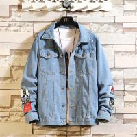 ราคา Motor Biker แจ็คเก็ตยีนส์สำหรับผู้ชายแฟชั่นเกาหลีสีดำกางเกงยีนส์แจ็คเก็ต Casaco Moto Masculino Streetwear สวมทนเสื้อชาย (19954084313)