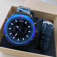 ราคา N Time Shop D ziner นาฬิกาข้อมือ แบรนแท้ กันน้ำ100 พร้อมสายหนัง สลับสายเปลี่ยนได้ พร้อมกล่องแบรน มีป้ายรับประกัน พร้อมส่งค่ะ (12494299339)