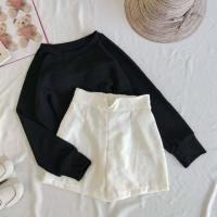 ราคา กางเกงขาสั้น เสื้อครอปแขนยาวเอวลอย ชุดสองชิ้น ชุดเซท (17228628734)