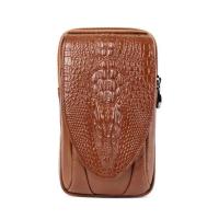 ราคา Leather lnc กระเป๋ามือถือสองซิป3ชั้นชั้นแบบคาดเข็มขัด หนังแท้ รุ่น MB003 5 ลายจระเข้ (21142617921)