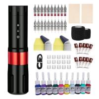 ราคา เครื่องสัก เครื่องสักลายLED เครื่องสักสาย ส่งจากกรุงเทพ เครื่องสักลาย อุปกรณ์สักลาย ชุดสักลายครบชุด เครื่องสักไร้สาย (20911593318)