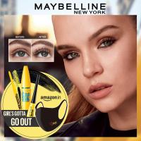 ราคา Maybelline New York Girls Gotta Go Out Eye Makeup Kit Colossal Waterproof Mascara Colossal Kajal Colossal Bold Liner with Free NYC Cotton Mask 10ml 0 35g 3ml Pack of 4 items (14297763116)