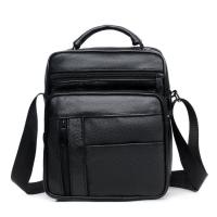 ราคา Keebreak Cow Leather Mens bag Natural Cowhide Shoulder Cross Body Bag Black Business Male Small Clutch Genuine Leather Handbag (11646140090)