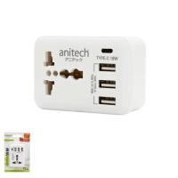ราคา H3134 ปลั๊กไฟ ANITECH H3134 ปลั๊กไฟมาตรฐาน มอก2432 2555 4 ช่องเสียบ 4 สวิตซ์ (20735464994)