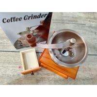 ราคา เครื่องบดเมล็ดกาแฟ เครื่องบดกาแฟ เครื่องบดกาแฟสแตนเลสRetro แบบมือหมุน สแตนเลส กล่องไม้คลาสสิค (7733442672)