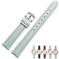 ราคา 14 มม 16 มม สายนาฬิกาหนังแท้สำหรับ Fossil ES4529 ES4502 ES5068 ES4534 ES5017 สายหนังผู้หญิงอุปกรณ์เสริม (19628256157)