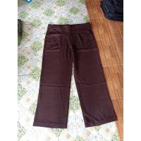 ราคา กางเกงผ้าฮานาโกะ รุ่นตะขอหน้า ทรงขากระบอก กางเกงใส่ทำงานผู้หญิง (19353846490)