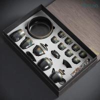 ราคา ชุดแก้วเบญจรงค์แบบจีน ที่ชงชา ชุดชงชาจีน เซรามิก เครื่องชงชา มีกล่องใส่ของขวัญแบบหรูหรา แก้วเบญจรงค์ พร้อมส่ง จากไทย (17691622384)