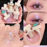 ราคา HKHO Liquid Eyeshadow Glitter Sequins Pearly Lying Silkworm Highlight Diamond Sparkling Shiny Eye Shadow (16779271789)