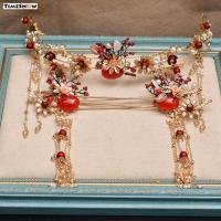 ราคา TimeShow ชุดเครื่องประดับผมเฮดแวร์สไตล์จีนชุดเครื่องประดับผมวินเทจที่มั่นคงสำหรับปาร์ตี้คอสเพลย์ TS MY กี่เพ้าชุดจีน (20697774494)