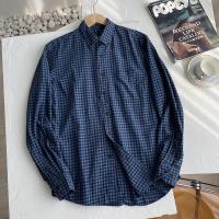 ราคา UNIQLO Uniqlo Ofuniqlo Flship Edge ผู้ชาย ผู้หญิงผ้าสักหลาดเสื้อเชิ้ตลายสก๊อต แจ็คเก็ตเสื้อเชิ้ตลำลองแขนยาว 451295 (20145278535)