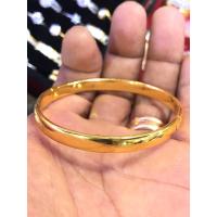 ราคา กำไลทอง หนัก1บาทกว่า กว้าง5 5mm ส่งของทุกวัน (16436041547)