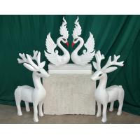 ราคา เซทคู่กวาง60cm แถมหงส์50cm ยกเซท4ตัว (11401869173)