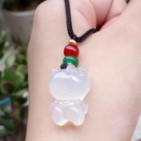 ราคา หยกแมวคิตตี้สร้อยคอพร้อมจี้หินควอตซ์โปร่งใสสำหรับผู้หญิงพร้อมโซ่เชือก (18690557740)