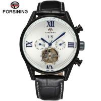 ราคา 2023 FORSINING นาฬิกากลไกอัลลอยด์แบบเรียบง่ายกลไกจักรกลการเคลื่อนไหวนาฬิกากลไกปฏิทินนาฬิกาเข็มขัดสีดำสีขาว (19182479502)