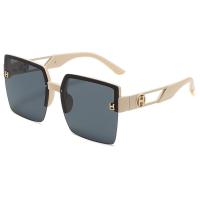 ราคา แว่นกันแดดแฟชั่นกรอบแว่นตากันแดดขนาดใหญ่สำหรับผู้หญิง ผู้ชายแว่นกันแดดสไตล์ย้อนยุคแว่นกันแดดทรงเหลี่ยมผู้ชายสำหรับผู้หญิง (20859010638)