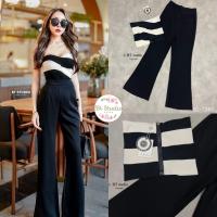 ราคา BT studio Size M 02 7260 เซท 2 ชิ้น เกาะอกสีดำตัดครีม (19229720680)