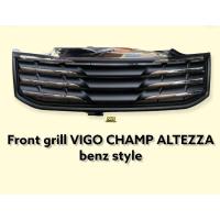 ราคา กระจังหน้าแต่ง hilux vigo รุ่น champ แนวนอน ลายเบนซ์ สำหรับรถ ปี2011 2014 รุ่น แชมป์เท่านั้น กระจังสีชุบดำ แนวนอน สวยงาม หรูหรา สินค้าเกรดคุณภาพ (17719016287)