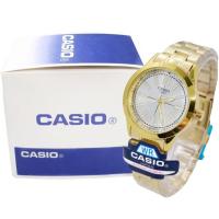 ราคา พร้อมกล่อง นาฬิกาข้อมือcasio สายเหล็ก สีทอง กันน้ำ หน้าปัดทอง นาฬิกาข้อมือชายหญิง นาฬิกาคาสิโอ้ ควอตซ์ชายหญิง RC702 (16215458569)