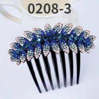 ราคา New Korean Exquisite Color Hair Comb Fashion Adult Rhinestone Hair Accessories (15613527992)