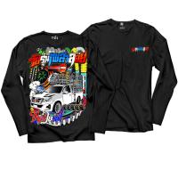 ราคา เสื้อยืด สกรีนลาย วัยรุ่นเพลาลอย สีดำแขนยาว K183 เนื้อผ้าCotton100 นุ่ม ใส่สบายไม่ร้อน ตรงปก Bkscreenshirt เสื้อซิ่ง เสื้อรถคอก (12601623741)