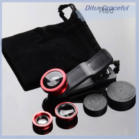 ราคา Ditur ฟิชอายเลนส์โทรศัพท์มือถือชุดเลนส์กล้องถ่ายรูปซูมฟิชอายมุมกว้างพร้อมคลิป (20476037425)