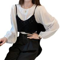 ราคา เสื้อครอปท็อป สายสปาเก็ตตี้ คอวี ผ้าถักโครเชต์ ลายดอกไม้ และดอกเดซี่ สําหรับผู้หญิง (20047199376)