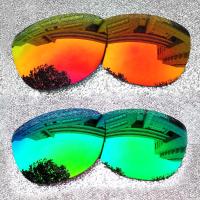 ราคา เลนส์โพลาไรซ์สำรอง2คู่สำหรับ Oakley Frogskins OO9013 Frogskins กรอบแว่นกันแดดเอเอฟแบบเอเชีย ติดตั้งได้ง่าย ใส่ได้พอดี ป้องกันรังสียูวี100 ดำ เงิน (20332745658)