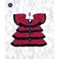 ราคา Berry Black Dress เดรสสั้นผ้าอัดพลีทกระดุมหน้า โทนสีแดงดำ แต่งดอกกุหลาย สวยหรูดูแพง มีซับใน เบาสบายไม่ร้อน (21363006963)
