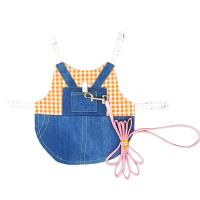 ราคา สายรัดลายสัตว์ขนาดเล็กชุดเครื่องแต่งกายกระต่ายปรับได้ฟรีป้องกันการแตกลายสก็อตสำหรับสัตว์เลี้ยง1ชุด (12333756214)