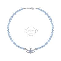 ราคา สร้อยคอแท้สไตล์อังกฤษ Vivienne Westwood Queen แม่ Vivienne คลาสสิกไข่มุกดาวเสาร์สีฟ้าอ่อนยุโรปและอเมริกาพังก์สีเทาเข้มอังกฤษ2023อเนกประสงค์ (20638892836)