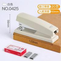 ราคา Deli 0425 เครื่องเย็บกระดาษเข้าเล่มขนาดกลาง No 12 ลวดเย็บกระดาษขนาดใหญ่สามารถตอกกระดาษสำนักงานนักเรียนได้ 20 หน้า White Collar (17205249764)