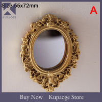 ราคา Kupaoge กระจกจิ๋วย้อนยุคกรอบแว่นแกะสลักบ้านตุ๊กตาตกแต่งห้องเฟอร์นิเจอร์สไตล์ยุโรป (19909061728)
