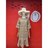 ราคา ชุดเดรสลูกไม้หางปลา เกรดพรีเมียม เนื้อผ้าลูกไม้ดีทอแน่นลายสวย งานตัดเย็บอย่างดีค่ะ ชุดคอกลม แขนกระดิ่ง มีซิปหลัง สวมใส่ง่าย (19193226610)