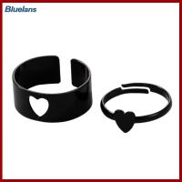ราคา Bluelans แหวนคู่รักปรับได้2ชิ้น เซ็ตแหวนรูปหัวใจ ดวงจันทร์ ดาว ปลาโลมาแหวนเปิดที่สวยงามสำหรับเป็นของขวัญ (18892484880)